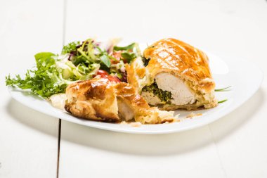 puf böreği ıspanak tavuk göğsü dolması