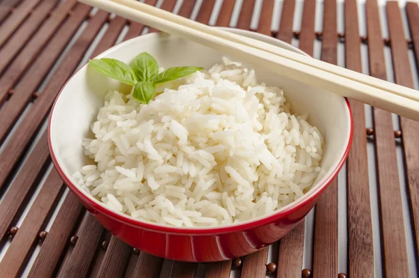 Bowl of rice — Stock Photo, Image