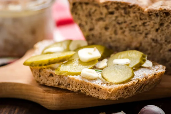 Sarımsak doğal bir antibiyotik — Stok fotoğraf