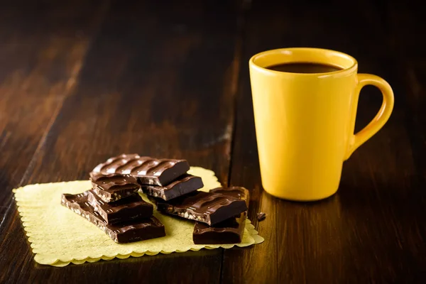 Cookies, coffee, chocolate — Stock Photo, Image
