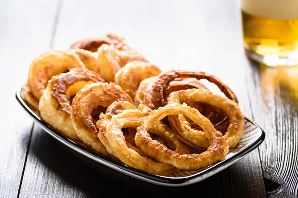 Homemade onion rings — Stock Photo, Image