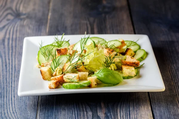 Salada de peito de frango , — Fotografia de Stock