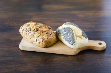 Farklı tahıl ile buns,