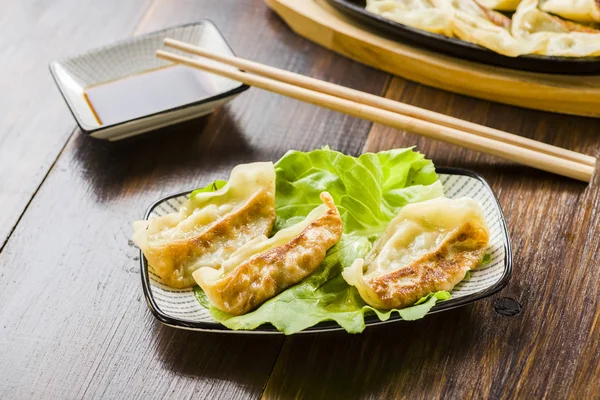 Albóndigas de Gyoza - Cocina japonesa — Foto de Stock