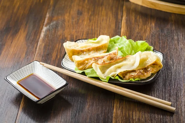 Albóndigas de Gyoza - Cocina japonesa — Foto de Stock