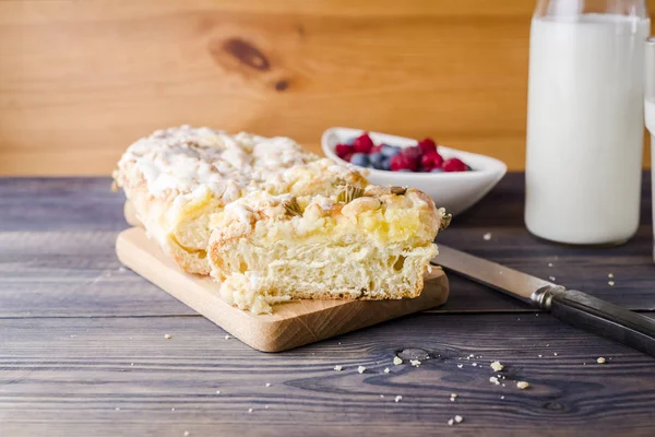 Maya kek puding ve ravent 