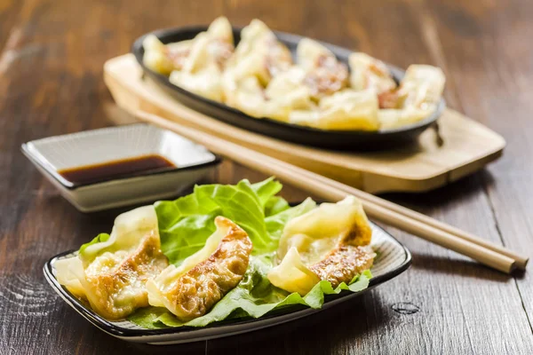 Albóndigas de Gyoza - Cocina japonesa — Foto de Stock