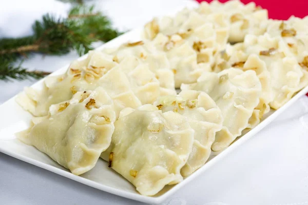 Dumplings - plato tradicional polaco — Foto de Stock