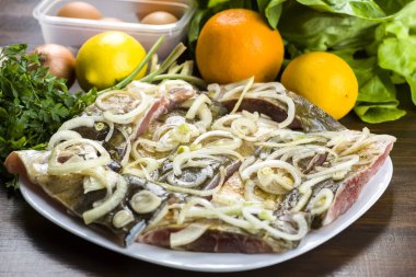 Soğan içinde Marine sazan