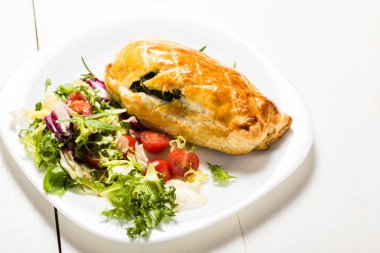 puf böreği ıspanak tavuk göğsü dolması