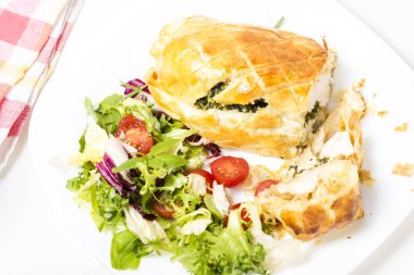 puf böreği ıspanak tavuk göğsü dolması