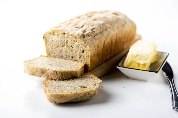 Homemade bread - tasty and healthy - without any enhancers — Stock Photo, Image