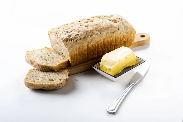 Hembakat bröd - gott och nyttigt - utan någon förstärkare — Stockfoto
