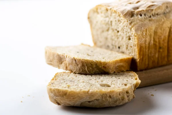 Домашній хліб смачний і здоровий без будь-яких підсилювачів — стокове фото
