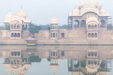  Vrindavan tapınakta. Hindistan
