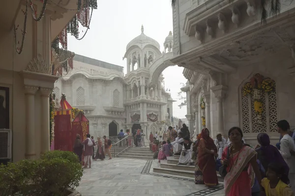 Temple w Vrindavan. Indie — Zdjęcie stockowe