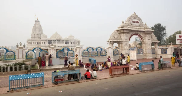 ISKCON Krishna Balarama templet i Vrindavan — Stockfoto