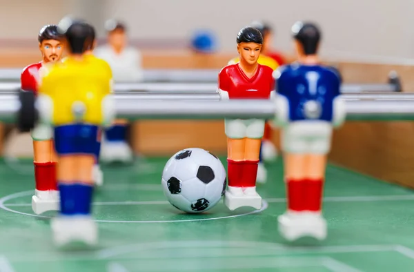 Piłkarzyki stół piłkarski — Zdjęcie stockowe