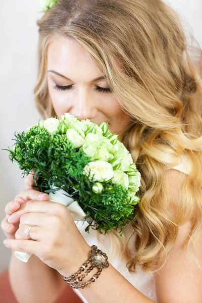 Happy Newlyweds Bride Groom — Stock Photo, Image