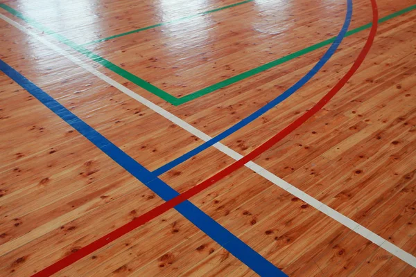 Basketball hall indoor court — Stock Photo, Image