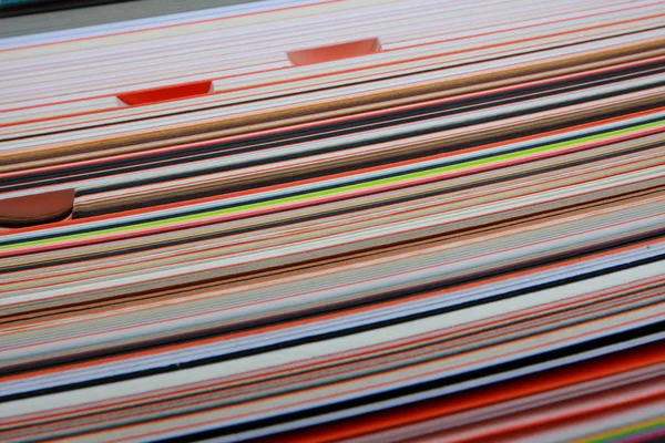 texture stack of colored cardboard