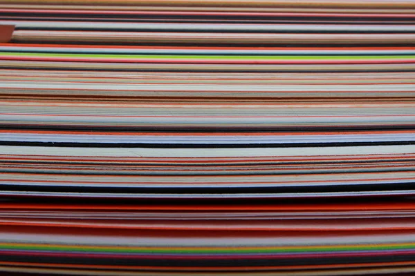 texture stack of colored cardboard