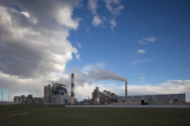 bitki fabrika üretim boru çimento fabrikası duman