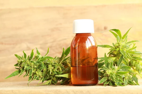 Cannabis oil and hemp — Stock Photo, Image