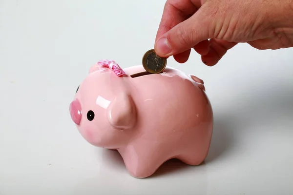 Geld piggy bank — Stockfoto