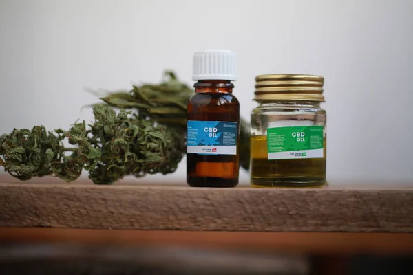 Medical Cannabis Oil Cbd — Stock Photo, Image