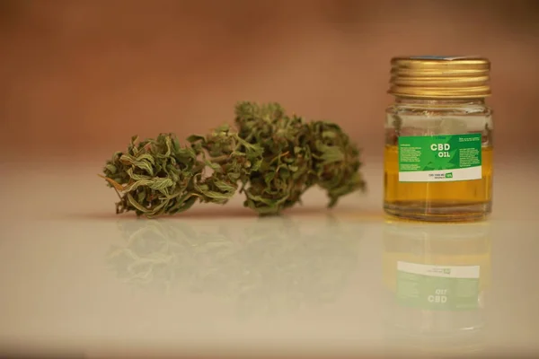 Medical Cannabis Oil Cbd — Stock Photo, Image