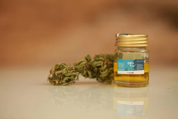 Cannabis Olie Cbd Marihuana — Stockfoto