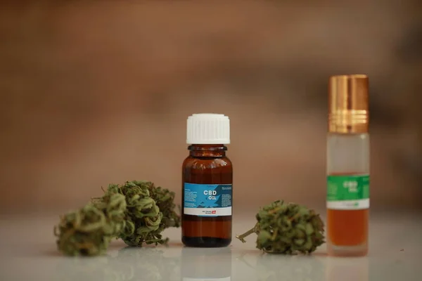 Medicinale Cannabis Olie Cbd — Stockfoto