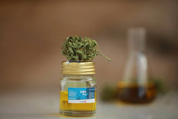 Cannabis Oil Cbd Hemp — Stock Photo, Image