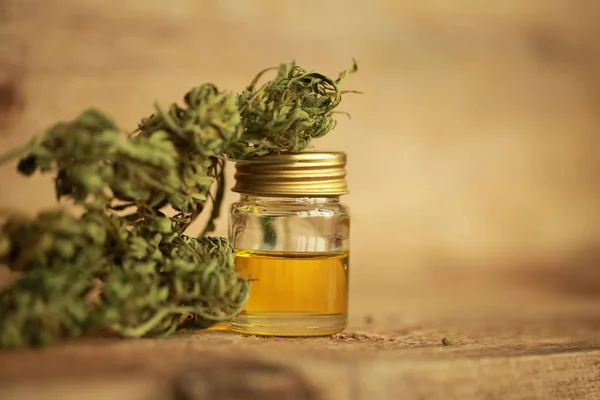 Cannabis Olie Cbd Hennep — Stockfoto