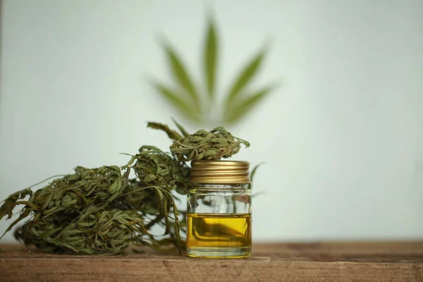 Aceite Cannabis Cbd Cáñamo —  Fotos de Stock