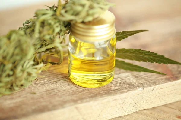 Aceite Cannabis Cbd Cáñamo — Foto de Stock