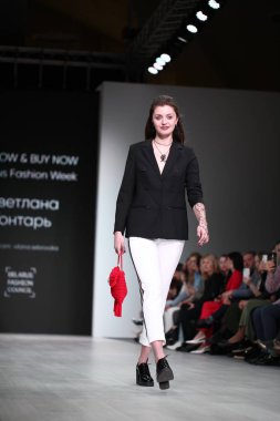 Beyaz Rusya, Minsk, 13 Nisan 2019. Belarus desi defile