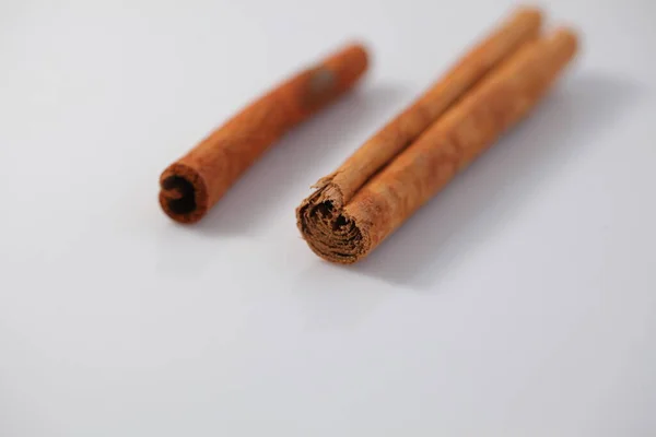 External Differences Ceylon Cinnamon Cassia Bark — Stock Photo, Image