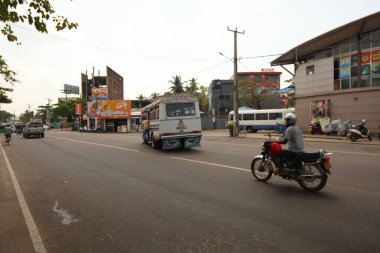 Halk Merkezi Şehir Otobüs İstasyonu. Sri Lanka, Negombo, 2020