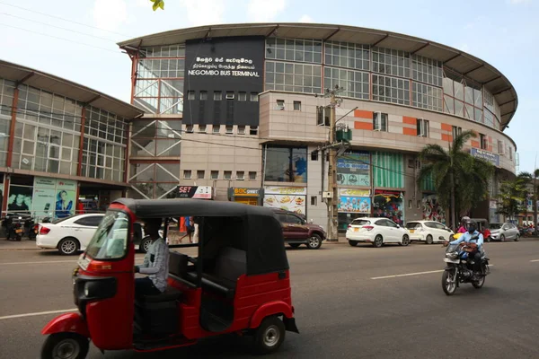 Stasiun Bus Umum Central City Sri Lanka Negombo 2020 — Stok Foto