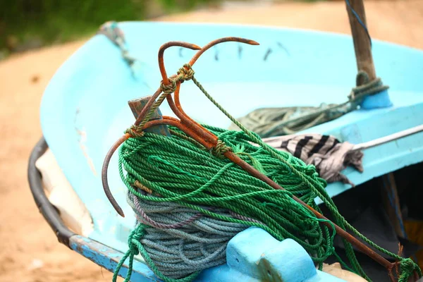 Dettagli Barca Pesca Scatto Tropici Sri Lanka — Foto Stock