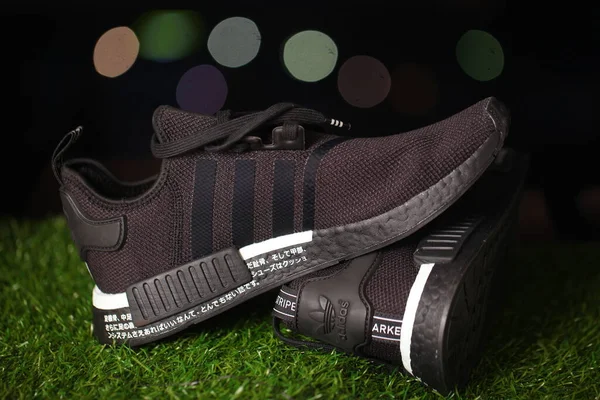 Svart Sportssko Adidas Modell Nmd Hviterussland Minsk 2020 – stockfoto