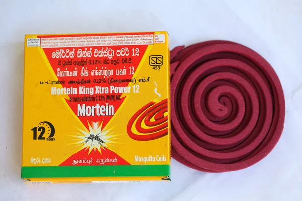 Sri Lanka Hikkaduwa 2019 Placas Humo Para Repeler Mosquitos Interiores — Foto de Stock