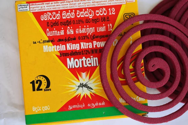 Sri Lanka Hikkaduwa 2019 Plaques Fumée Pour Repousser Les Moustiques — Photo