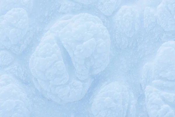 Fundo de inverno abstrato com geada e neve para design — Fotografia de Stock