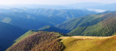Dağ panorama gün güneşli yaz