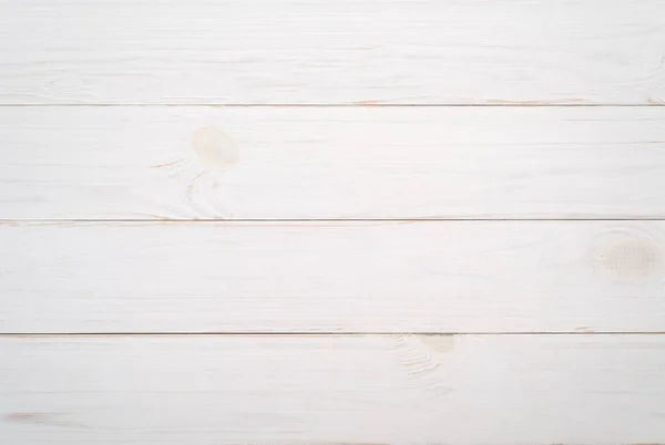 Texture of white wooden board — Stock Photo, Image