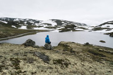 Aurlandsfjellet - turist rota Norveç'te