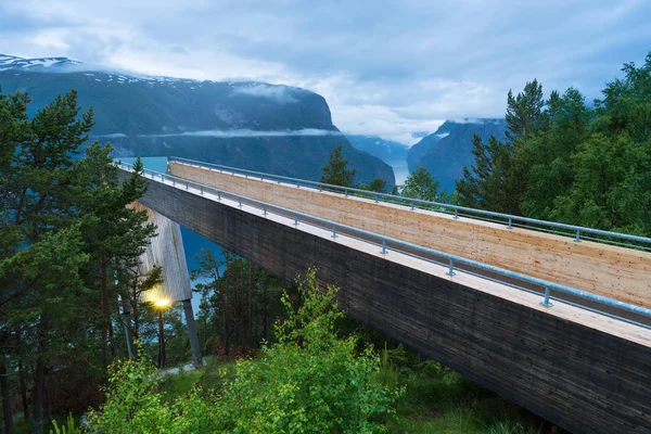 Punto di vista di Stegastein in Norvegia — Foto Stock